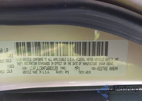 2015 Jeep Cherokee Latitude from USA, damaged, VIN 1C4PJLCBXFW683129